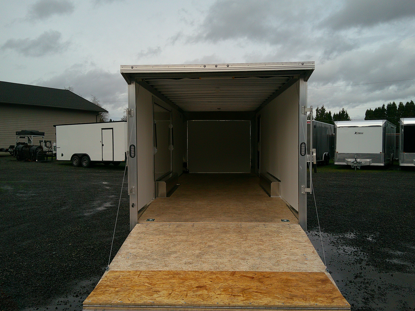 New 2026 ALCOM 8.5x24 10K Aluminum Car Hauler