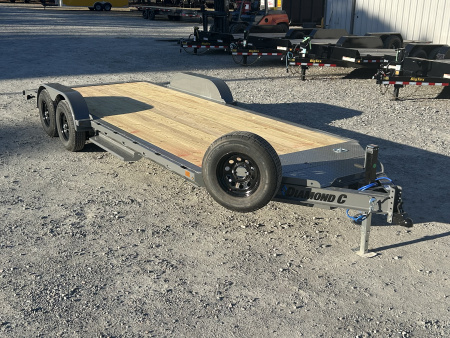 New 2026 Diamond C GTF206 Car Hauler SLIDE OUT RAMPS LARGE TOOL BOX