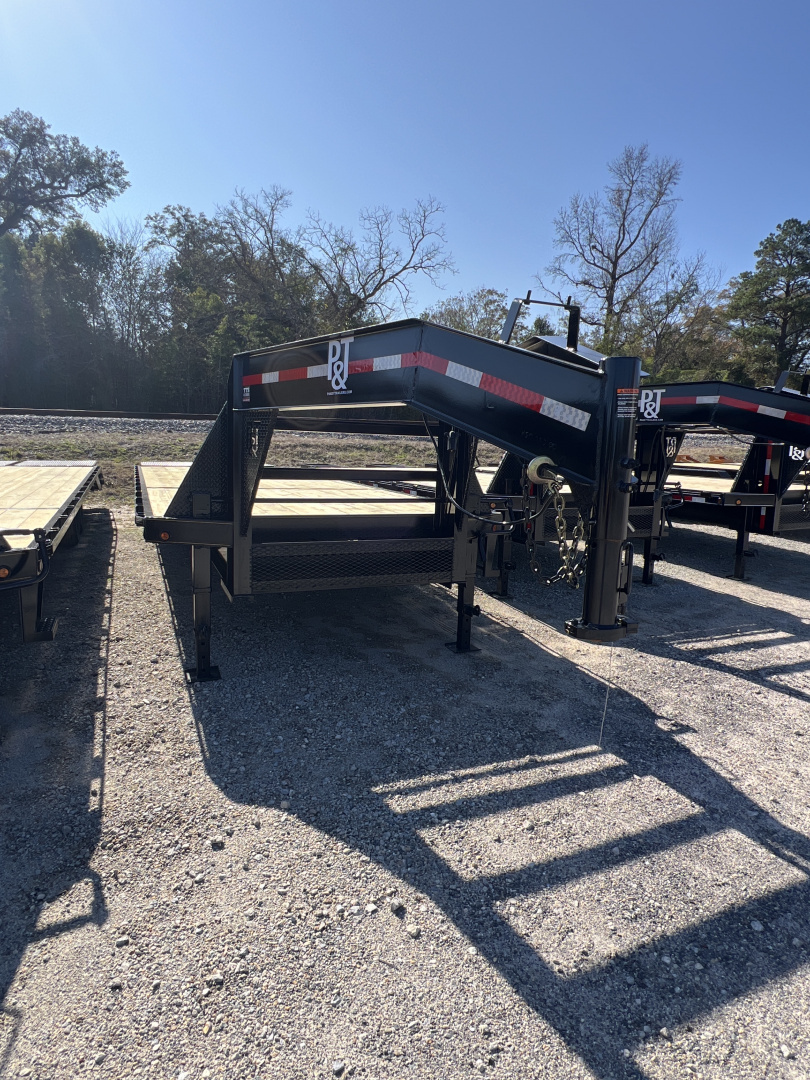 New 2026 P & T Trailers 8X30 GN W/MEGA 14K Flatbed Trailer
