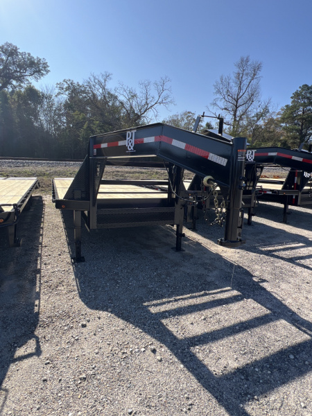 New 2026 P & T Trailers 8X30 GN W/MEGA 14K Flatbed Trailer