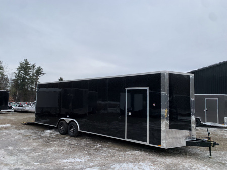 New 2026 SPARTAN 8.5X28 + 2ft V nose/ 7'6  Int Height / Polycore - 9990gvw