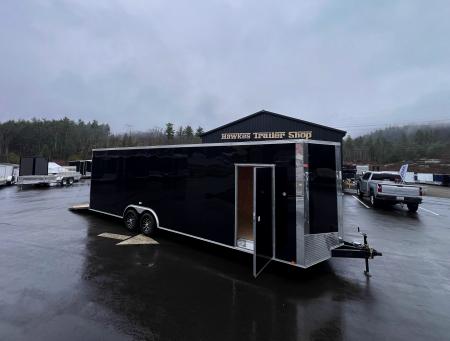 New 2026 SPARTAN 8.5X28 + 2ft V nose/ 7'6  Int Height / Polycore - 9990gvw