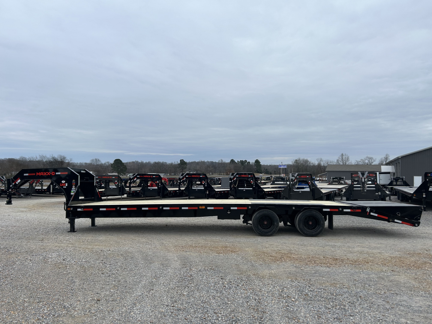 New 2026 MAXXD Gooseneck Flatbed Trailer | 102" x 32' 40K GVWR