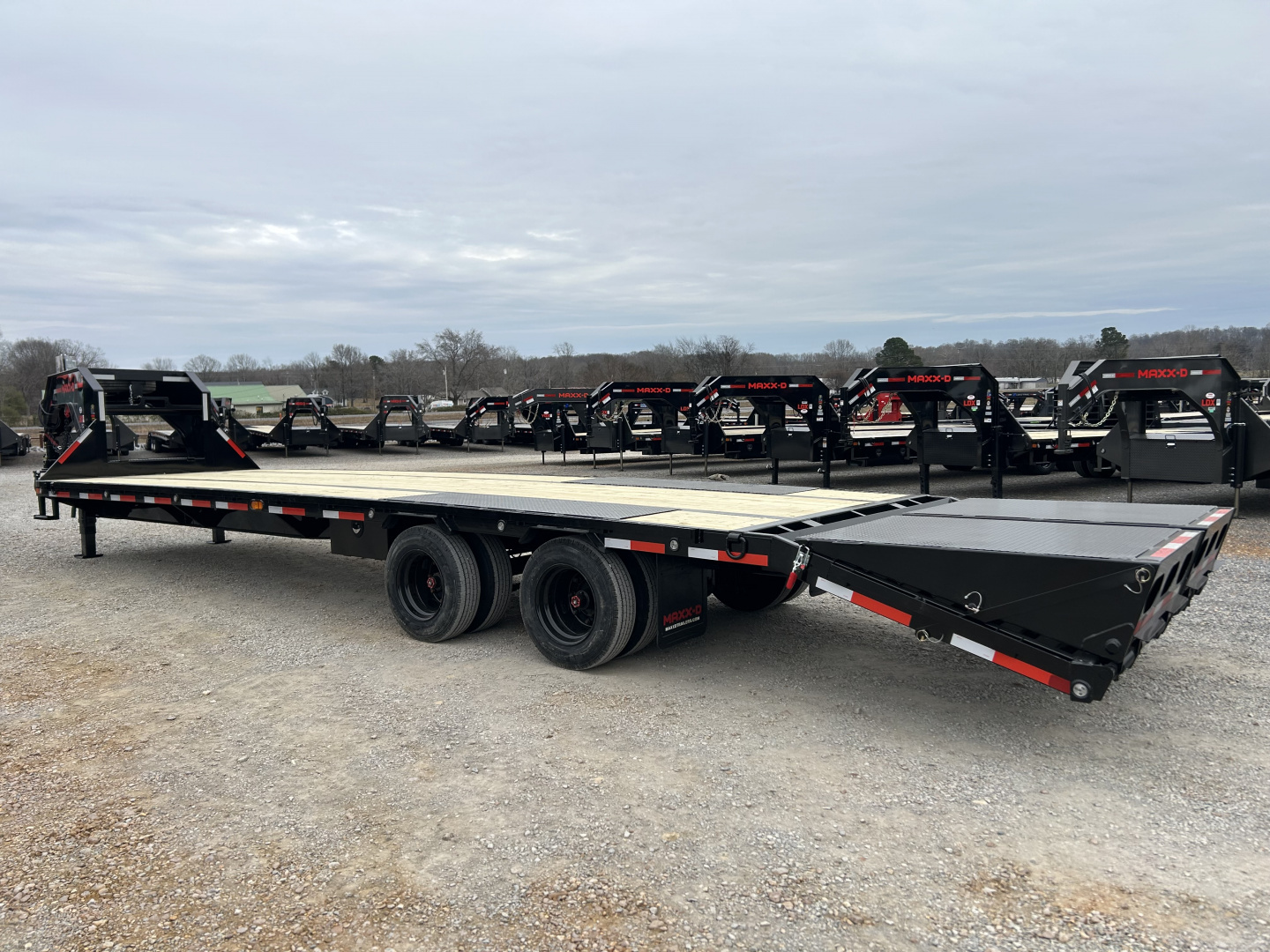 New 2026 MAXXD Gooseneck Flatbed Trailer | 102" x 32' 40K GVWR