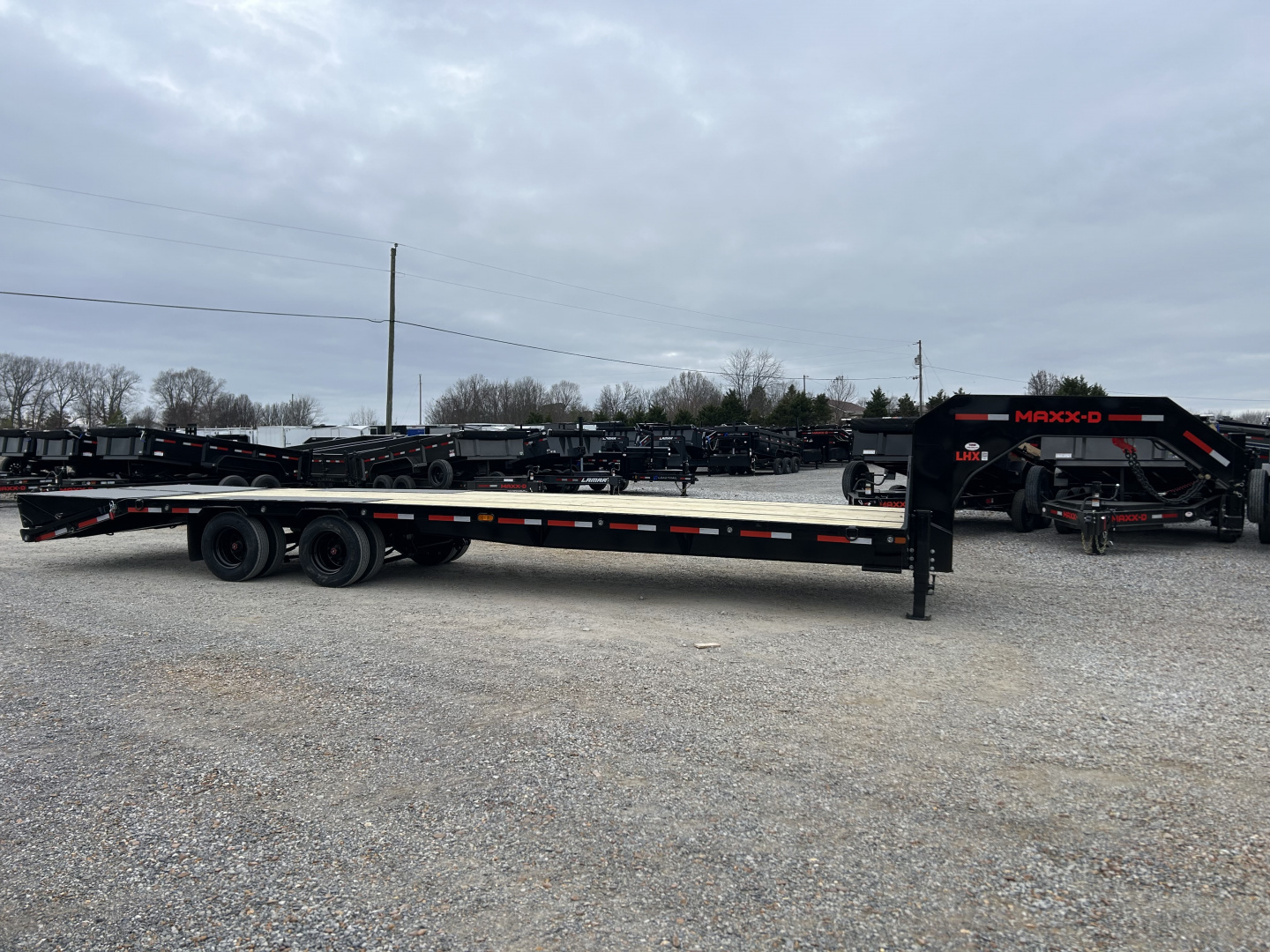 New 2026 MAXXD Gooseneck Flatbed Trailer | 102" x 32' 40K GVWR