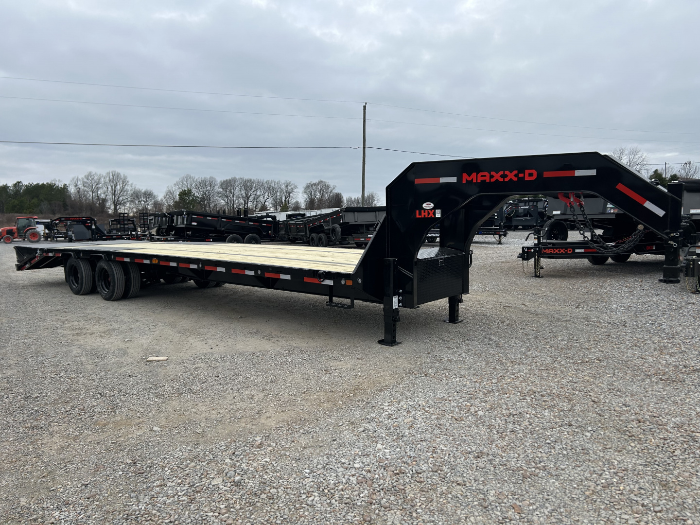 New 2026 MAXXD Gooseneck Flatbed Trailer | 102" x 32' 40K GVWR