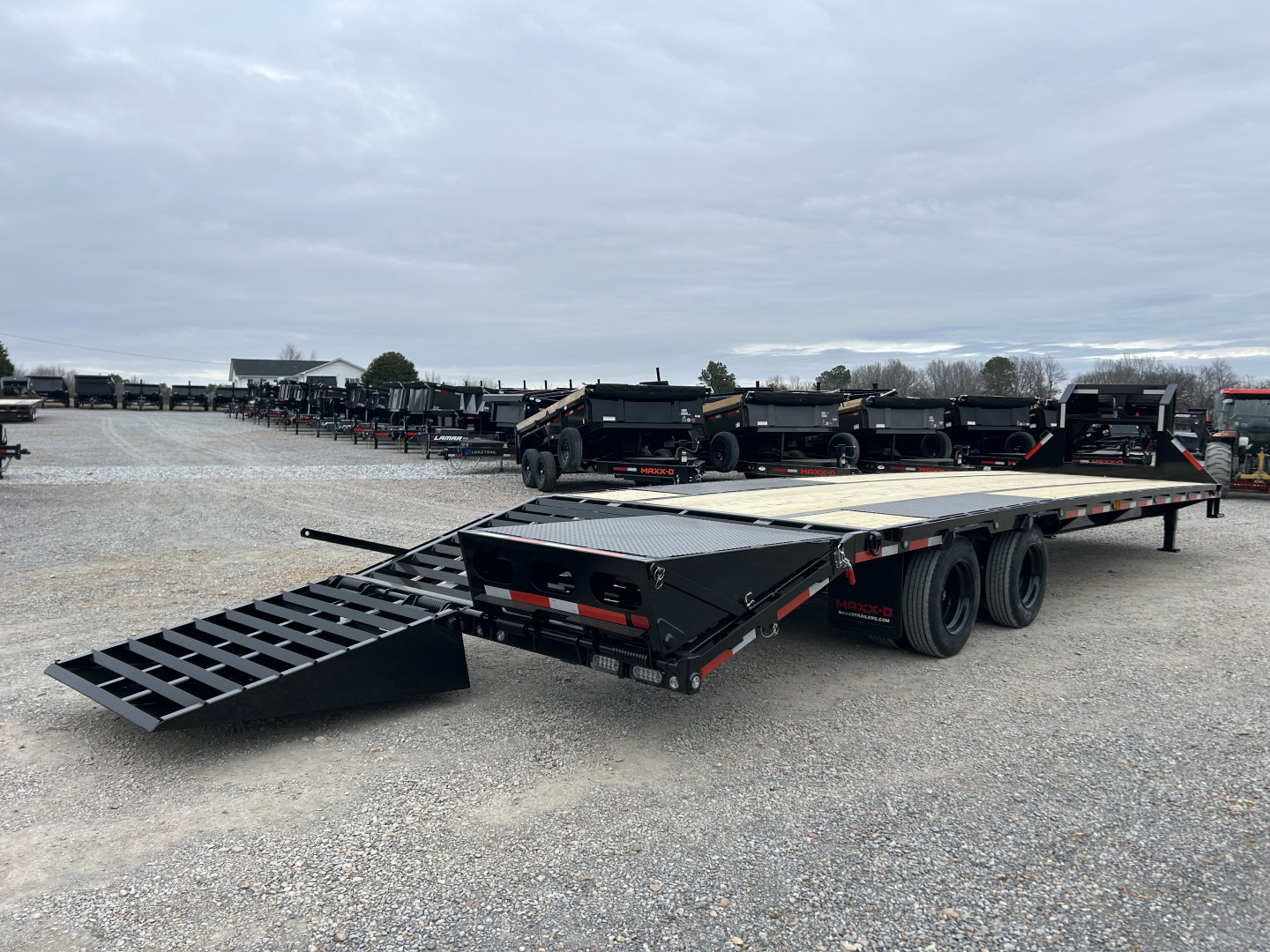 New 2026 MAXXD Gooseneck Flatbed Trailer | 102" x 32' 40K GVWR