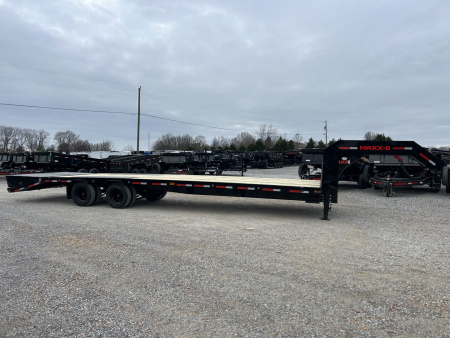 New 2026 MAXXD Gooseneck Flatbed Trailer | 102" x 32' 40K GVWR