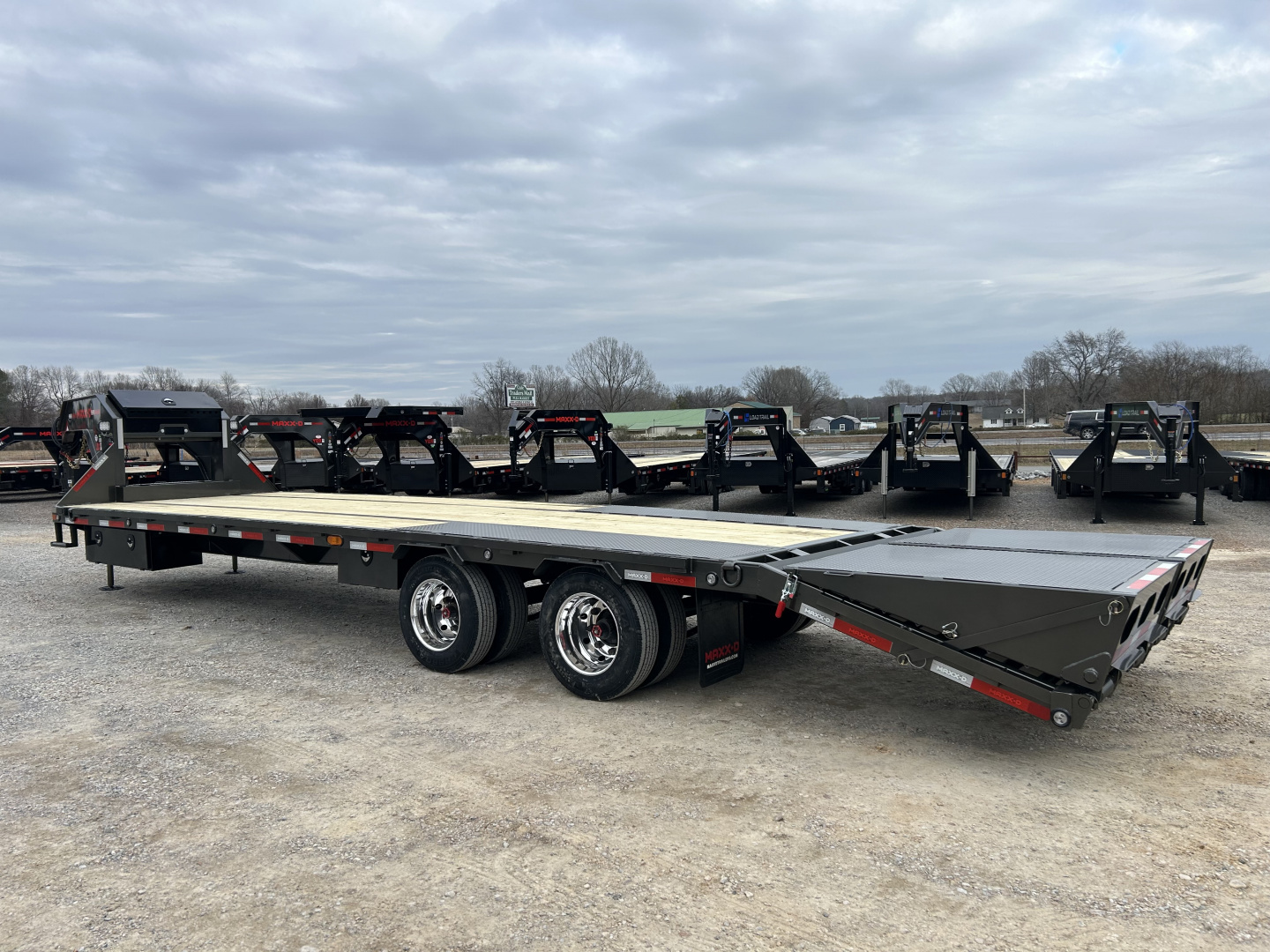 New 2026 MAXXD Gooseneck Flatbed Trailer | 102" x 30' 30K GVWR