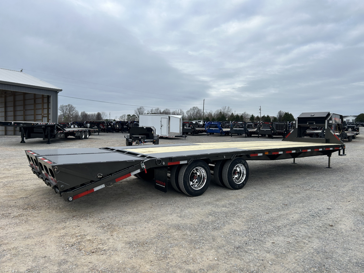 New 2026 MAXXD Gooseneck Flatbed Trailer | 102" x 30' 30K GVWR