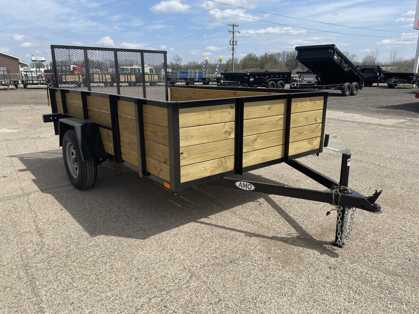New 2026 AMO 76x10 Woodside 3k Landscape Trailer
