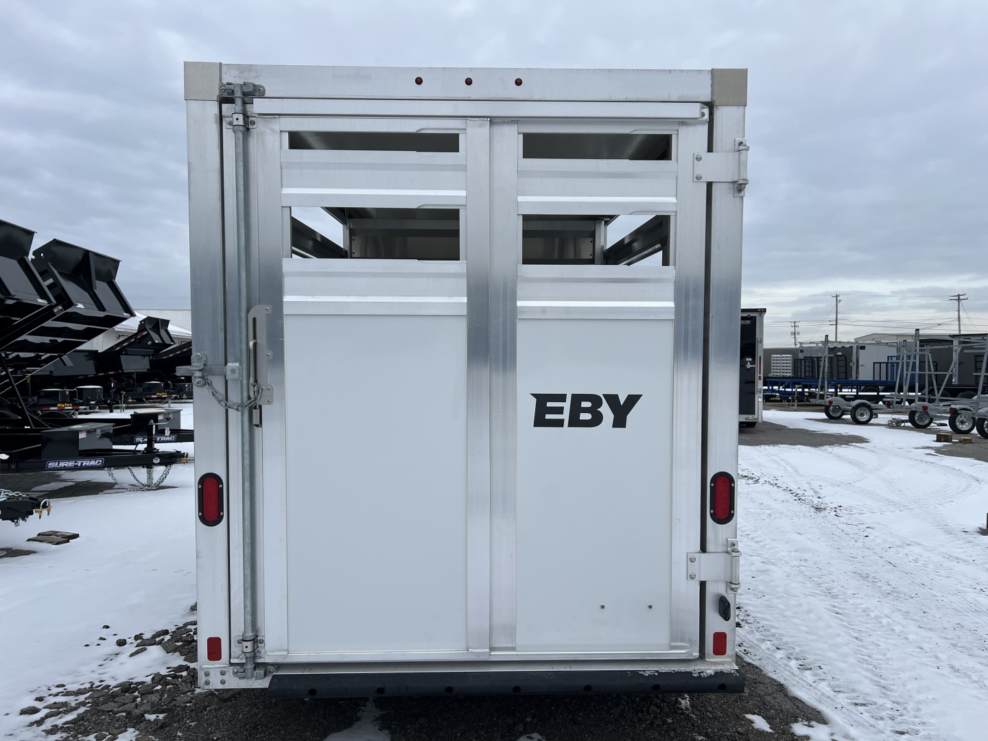 New 2027 EBY Trailers 7X16 10K Maverick Stock / Stock Combo Trailer