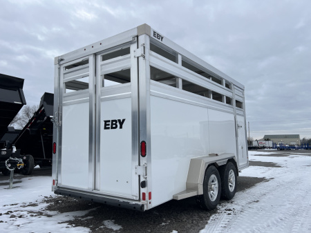 New 2027 EBY Trailers 7X16 10K Maverick Stock / Stock Combo Trailer