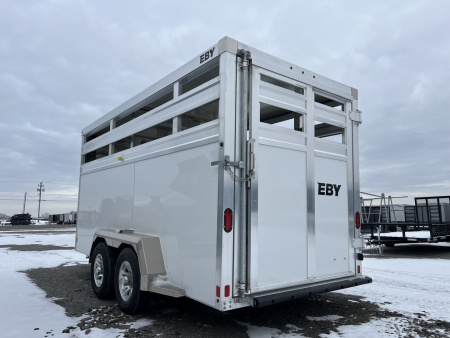 New 2027 EBY Trailers 7X16 10K Maverick Stock / Stock Combo Trailer
