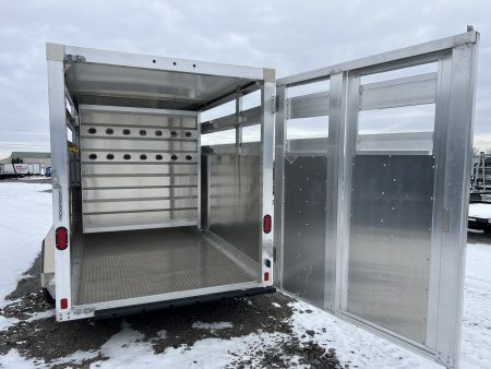 New 2027 EBY Trailers 7X16 10K Maverick Stock / Stock Combo Trailer