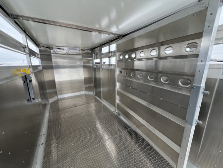 New 2027 EBY Trailers 7X16 10K Maverick Stock / Stock Combo Trailer