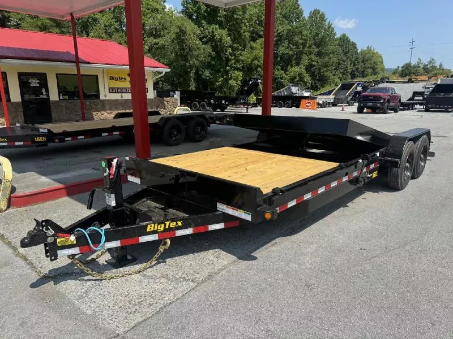 New 2026 Big Tex Trailers 16TL 83" x 22 (16 + 6) Super Duty Tilt Bed Trailer 17.5k Tilt Trailer