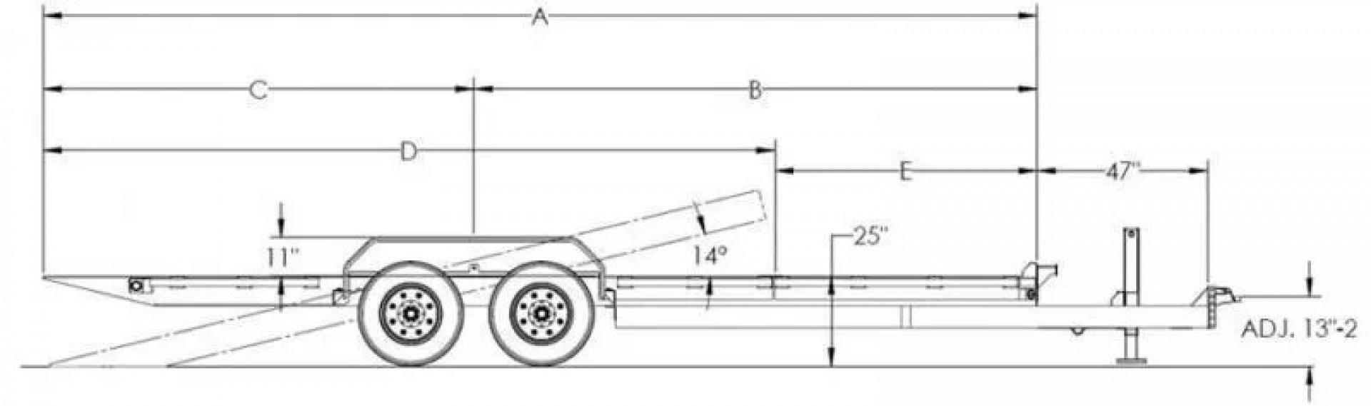 New 2026 Big Tex Trailers 16TL 83" x 22 (16 + 6) Super Duty Tilt Bed Trailer 17.5k Tilt Trailer