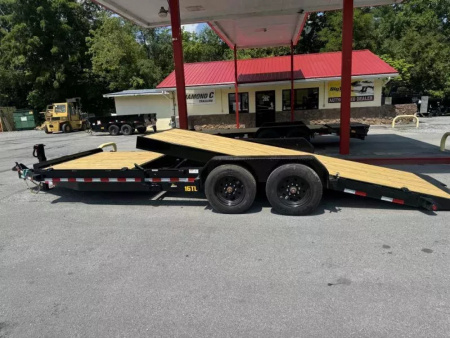 New 2026 Big Tex Trailers 16TL 83" x 22 (16 + 6) Super Duty Tilt Bed Trailer 17.5k Tilt Trailer