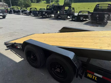 New 2026 Big Tex Trailers 16TL 83" x 22 (16 + 6) Super Duty Tilt Bed Trailer 17.5k Tilt Trailer