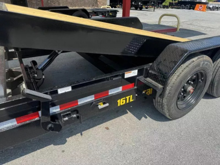 New 2026 Big Tex Trailers 16TL 83" x 22 (16 + 6) Super Duty Tilt Bed Trailer 17.5k Tilt Trailer
