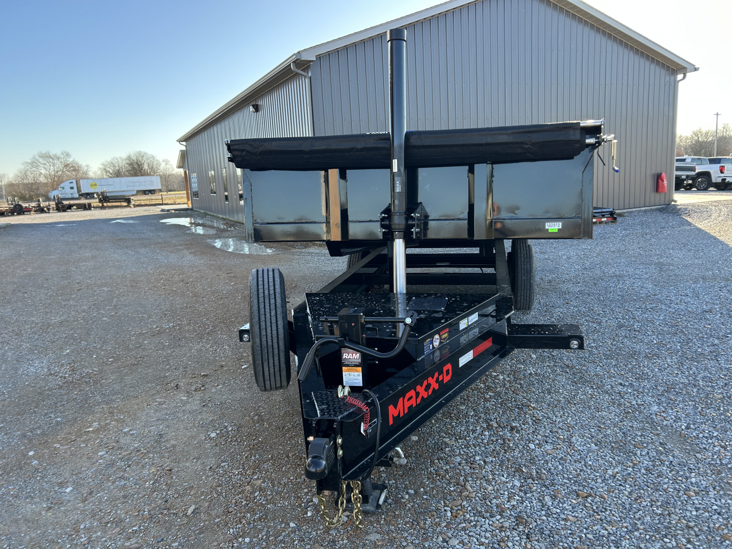 New 2026 MAXXD 96"X16' 17.5K Deckover Dump Trailer