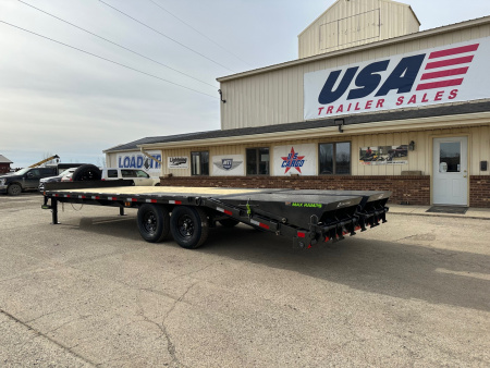 New 2026 Load Trail 102x24 Tag W/ Max Ramps 14k Deckover Trailer
