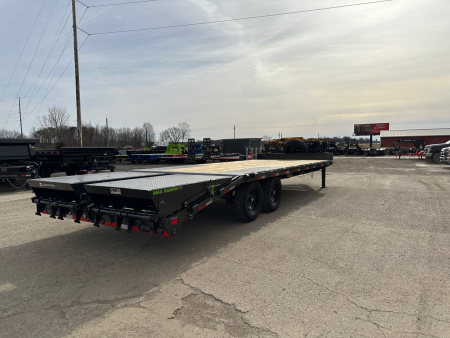 New 2026 Load Trail 102x24 Tag W/ Max Ramps 14k Deckover Trailer