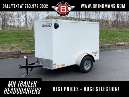 New 2026 Haulmark 5x8 Enclosed with Swing Door!