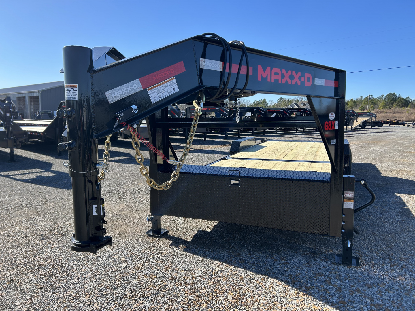 New 2026 MAXX-D 83"X24' 18K Gooseneck Tilt Equipment Trailer