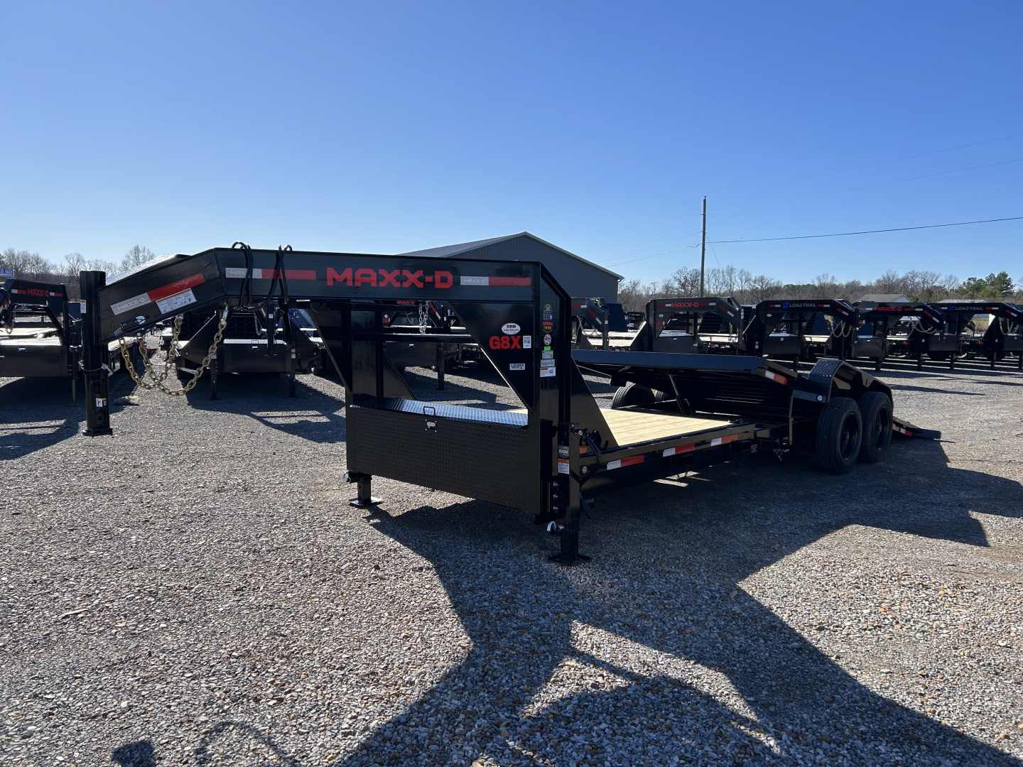 New 2026 MAXX-D 83"X24' 18K Gooseneck Tilt Equipment Trailer