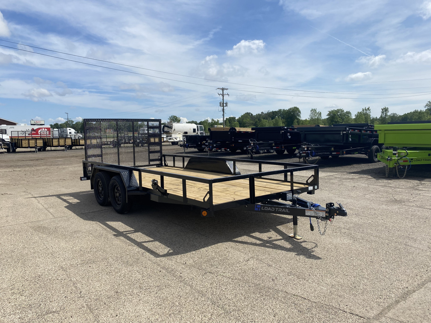 New 2026 Load Trail 83x16 Tandem Axle 2-Brake 7k Landscape Trailer
