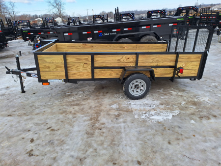 New 2026 AMO 5x10 Light Duty Woodside Utility Trailer