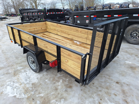 New 2026 AMO 5x10 Light Duty Woodside Utility Trailer