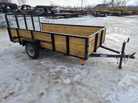 New 2026 AMO 5x10 Light Duty Woodside Utility Trailer