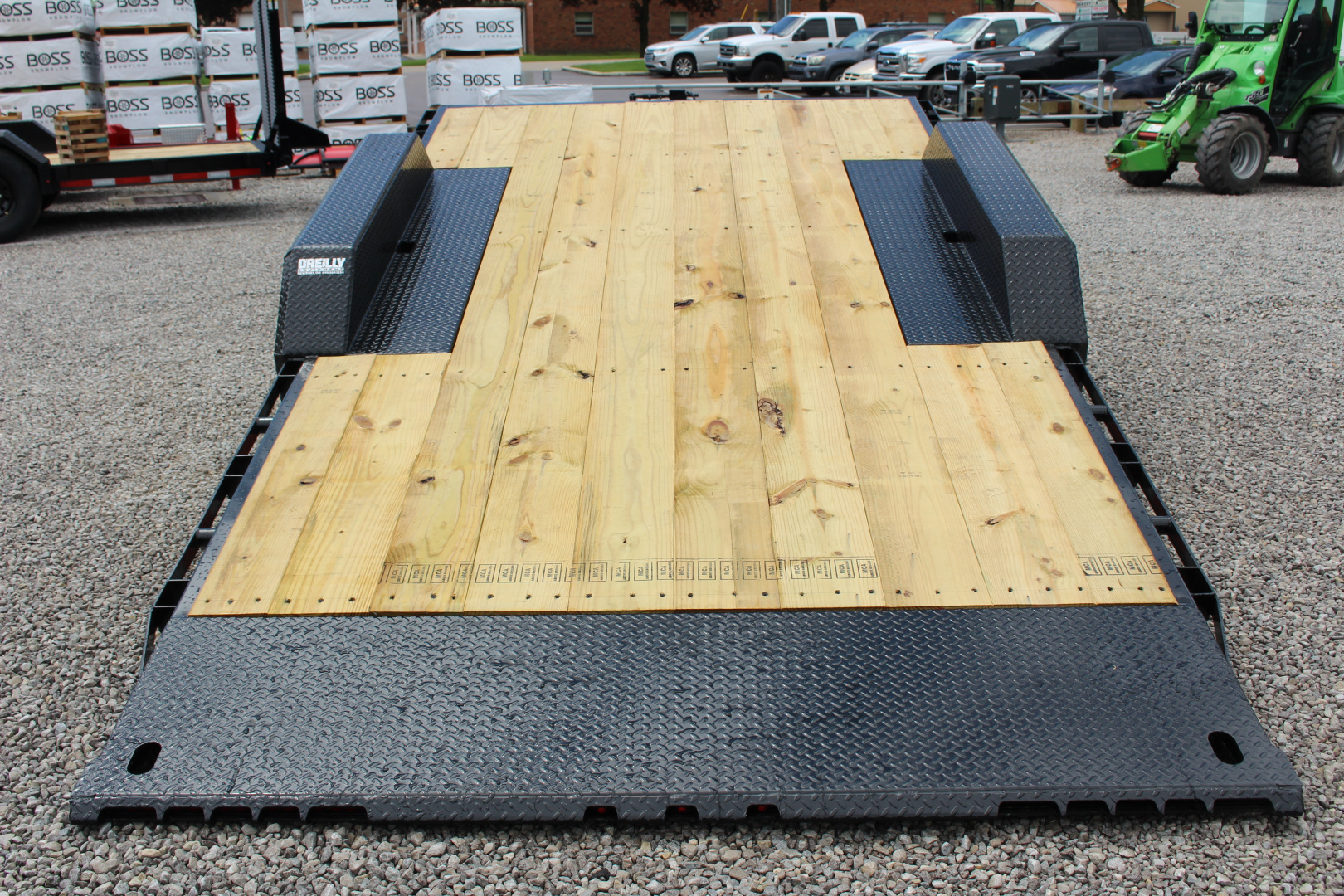 New 2026 Moritz 7' x 16' + 6' Low Pro - Gravity Tilt - Tilt Trailer - 22900# GVW