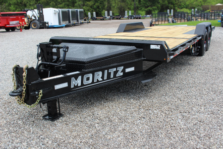 New 2026 Moritz 7' x 16' + 6' Low Pro - Gravity Tilt - Tilt Trailer - 22900# GVW