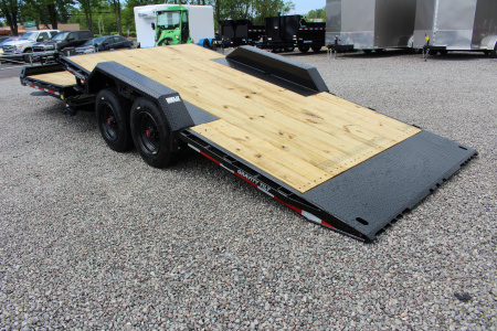 New 2026 Moritz 7' x 16' + 6' Low Pro - Gravity Tilt - Tilt Trailer - 22900# GVW