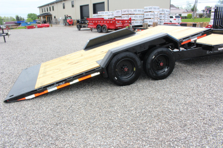 New 2026 Moritz 7' x 16' + 6' Low Pro - Gravity Tilt - Tilt Trailer - 22900# GVW