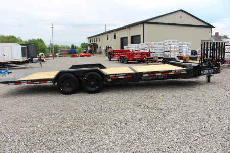 New 2026 Moritz 7' x 16' + 6' Low Pro - Gravity Tilt - Tilt Trailer - 22900# GVW