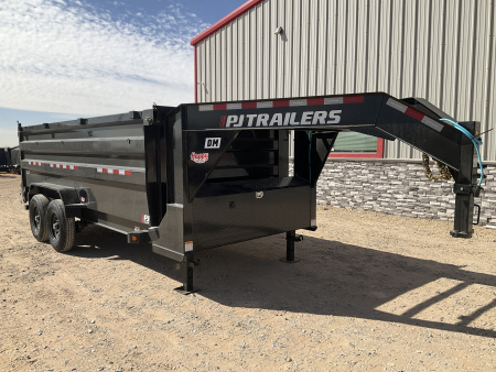 2026 PJ 83"x16' GN Tandem Axle Low Pro High Side Dump w/ 48" Sides – DM