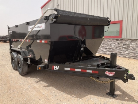 New 2026 PJ 83 x14' BP Tandem Axle Low Pro Telescopic Dump w/ 48  Sides – DT Voyager Package