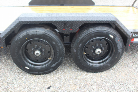 New 2026 Moritz 7' x 18' Low Pro - Aluminum Ramps - Equipment Trailer - 16000# GVW