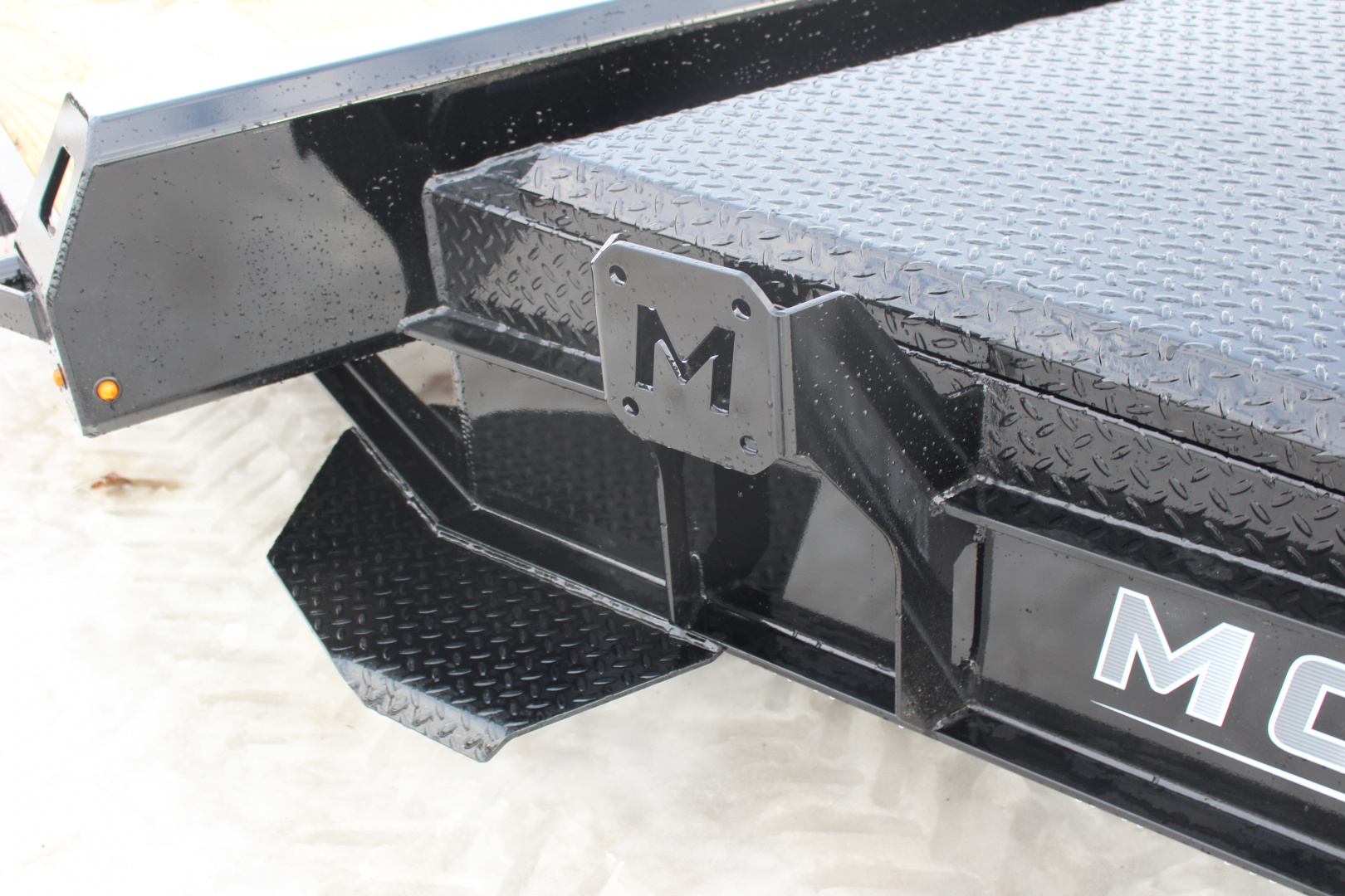 New 2026 Moritz 7' x 16' + 6' Low Pro - Gravity Tilt - Equipment Trailer - 25900# GVW