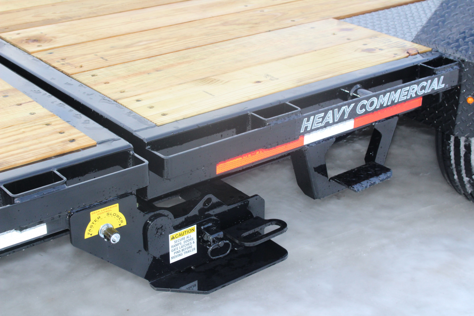 New 2026 Moritz 7' x 16' + 6' Low Pro - Gravity Tilt - Equipment Trailer - 25900# GVW