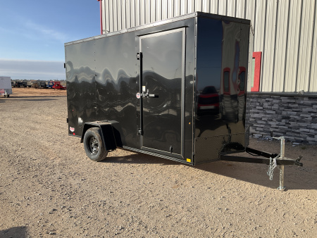 New 2026 Compass 6'x12' Enclosed Cargo Trailer - Indigo DLX