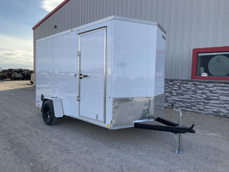 New 2026 Compass 6'x12' Enclosed Cargo Trailer - Indigo DLX