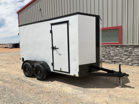 New 2026 Compass 6'x12' Enclosed Cargo Trailer - Indigo DLX