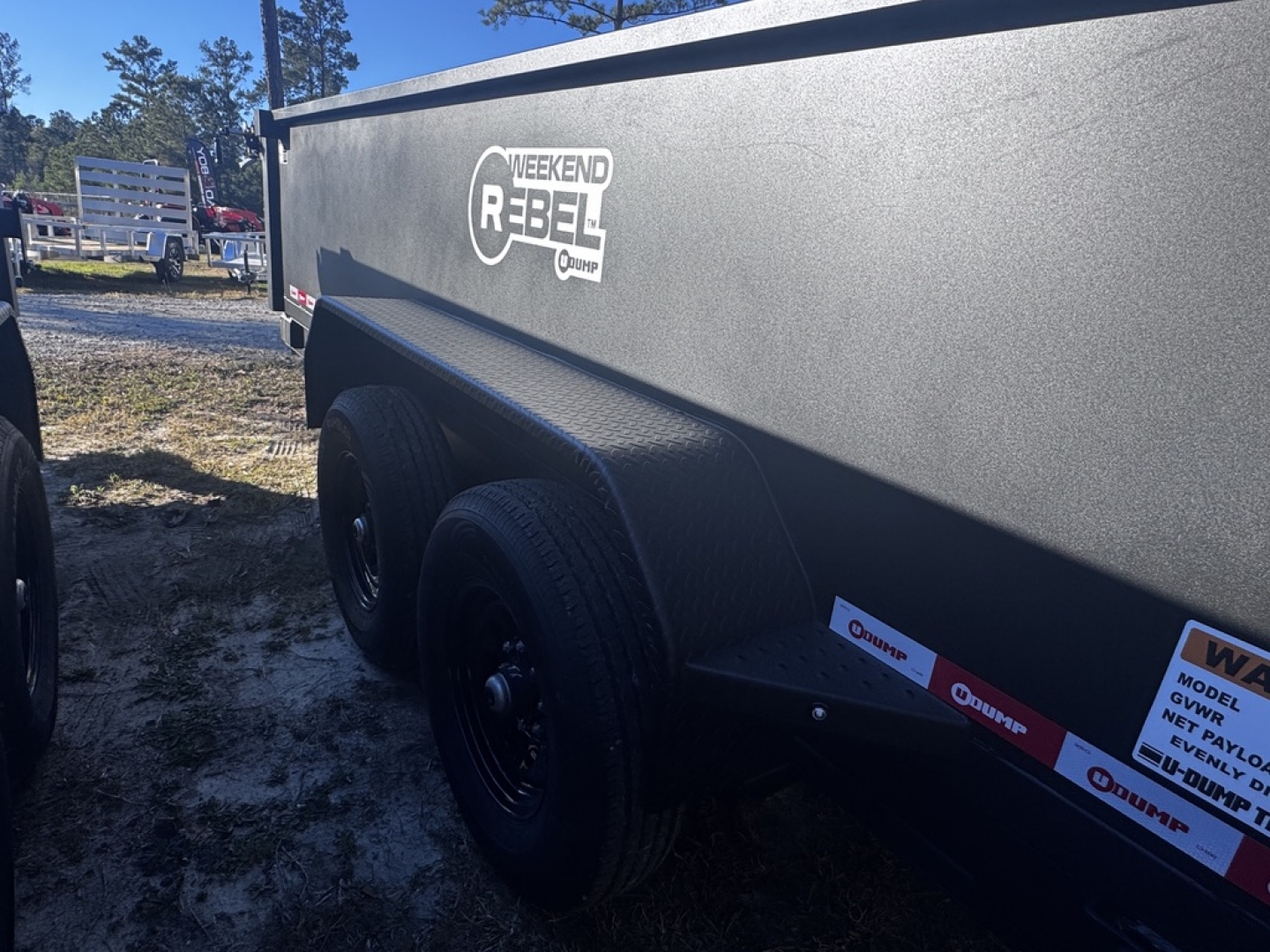 New 2026 U-Dump 83"x14' 31in sides 14k front telescoping cylinder dump trailer