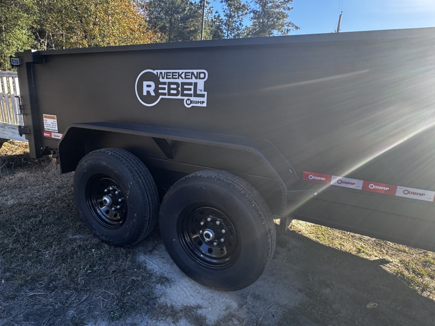 New 2026 U-Dump 83"x14' 31in sides 14k front telescoping cylinder dump trailer